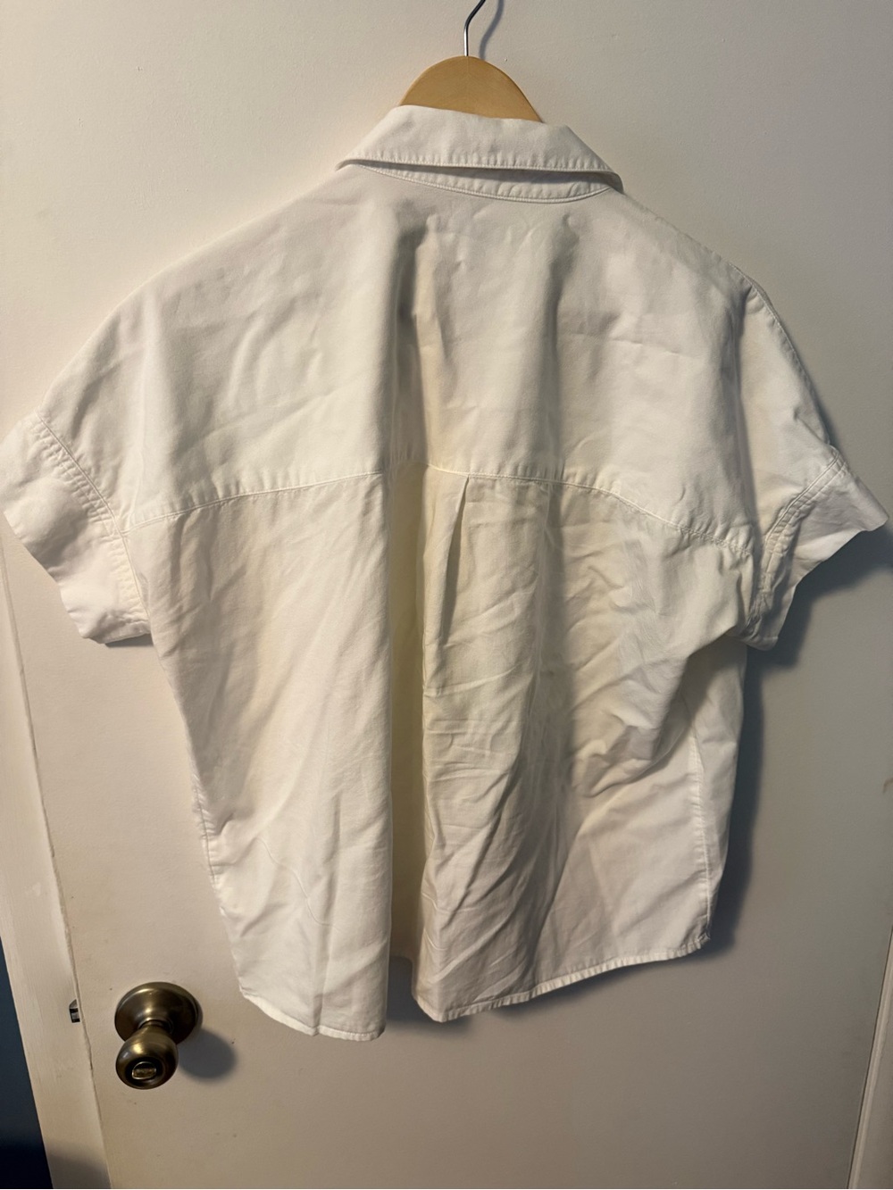 Madewell White Popover Shirt - Picture 3 of 4